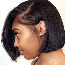 Glätten und glatte Frisuren