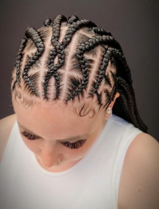Cornrows (braided hair)