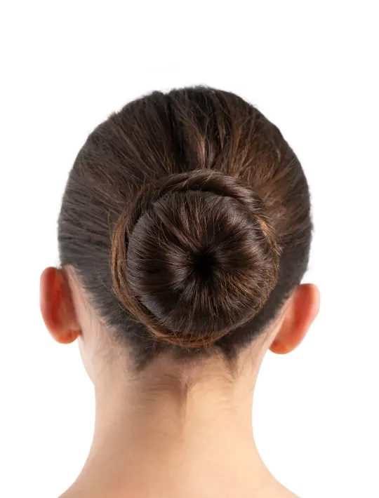 Modern bun hairstyle